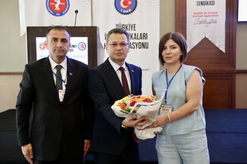 Türkiye Sağlık-İş Malatya Şubesi’nde Kenan Karateke Yeniden Başkan Seçildi