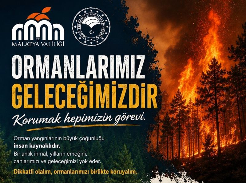 Malatya’da Orman Yangını Alarmı: 2026’da 56 Anız, 6 Orman Yangını Çıktı