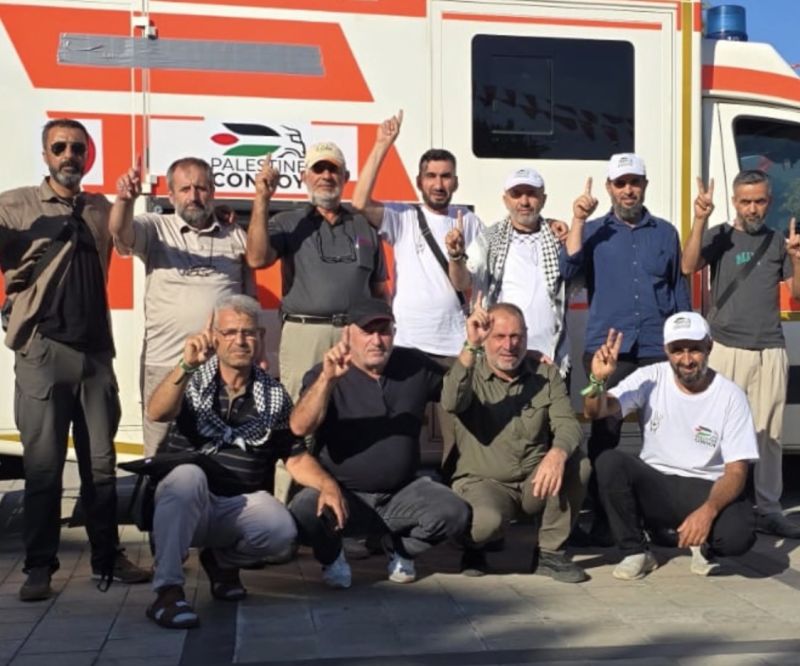 Malatya’dan Filistin Konvoyuna Katılacak 9 Kişi Dualarla Uğurlandı
