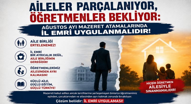 Başkan Yılmazoğlu’ndan "İl Emri" Çağrısı: "Aile Birliği Ertelenemez"