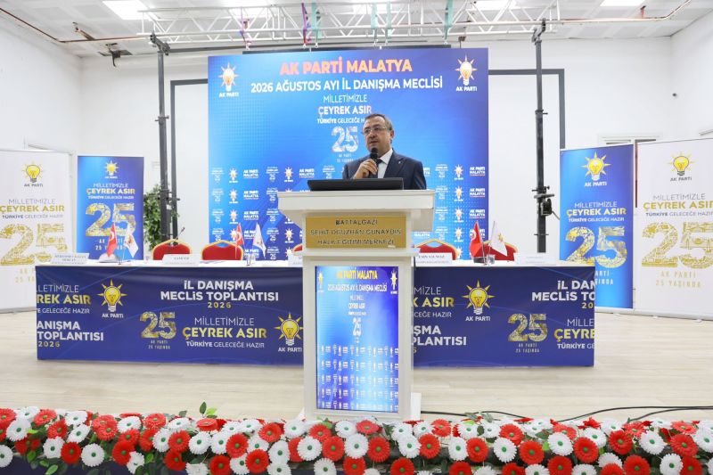 AK Parti Malatya İl Başkanı Bakan’dan 25. Yıl Açıklaması: "Türkiye’yi Geleceğe Hazırlıyoruz"