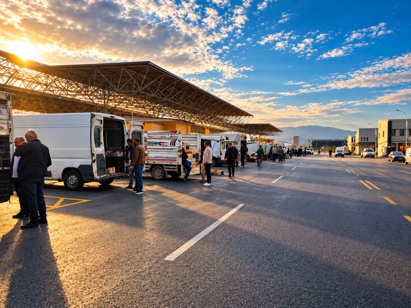 Kayısıcı Esnafı Yeni Pazara Yöneldi, Hareketlilik Arttı