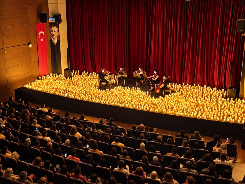 Malatya’da Mum Işığında Müzik Ziyafeti: İki Seans da Doldu