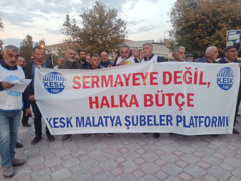 BES Malatya Şubesinden 2027 Yılı Bütçesine Eleştiri
