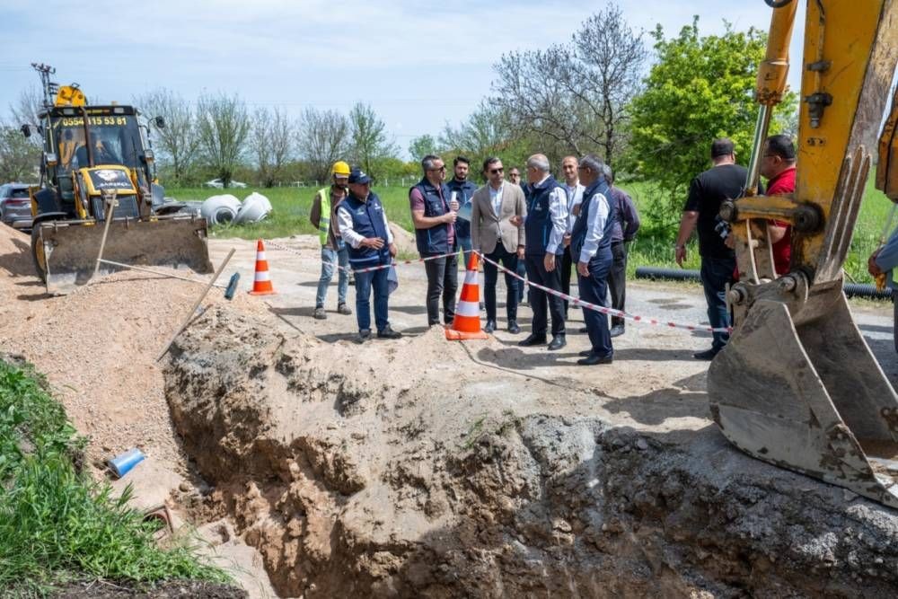 Hatunsuyu Mahallesi'ne 4 kilometrelik kanalizasyon hattı