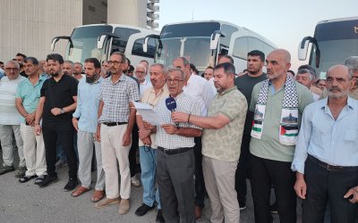 Malatyalılar, "Gazze'ye İnsani Koridor" yürüyüşüne katılmak için yola çıktı