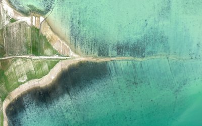 Karakaya Barajı'nda su seviyesi sıcak hava ve kuraklık nedeniyle geriledi