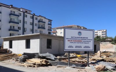 Hayırsever Salih Karademir’in desteğiyle taziye evi yapılıyor