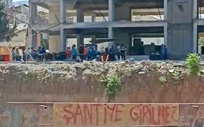 TOKİ inşaatında yüksekten düşen işçi yaralandı