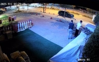 Malatya'da palet hırsızlığı kamerada