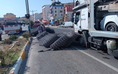 Usta sürücü faciayı önledi
