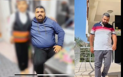Sağlıklı hayat merkeziyle 8 ayda 38 kilo verdi