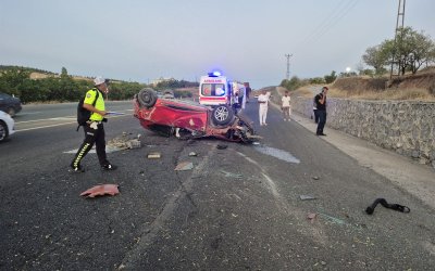 Malatya-Elazığ yolunda tek araçlı kaza: sürücü yaralandı