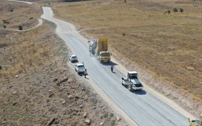 Malatya'da kırsal mahalleye yeni yol