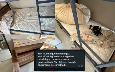Zorunlu Yurt Değişikliğinde Öğrenciler Seslerini Duyurmaya Çalışıyor