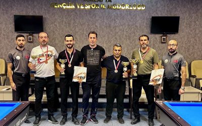 3 Bant Bilardo İl Seçmeleri Tamamlandı