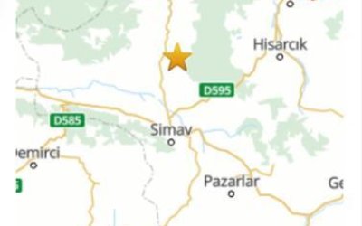 Kütahya Simav’da 5,4 Büyüklüğünde Deprem Meydana Geldi