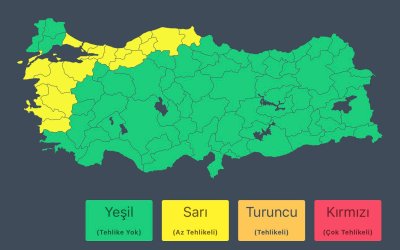 Meteoroloji’den Kuvvetli Yağış Uyarısı