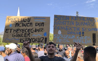 Su Sıkıntısı Erkeneklileri Sokağa Döktü