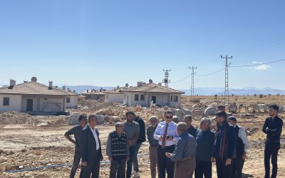 Kaymakam Osman Kurt, Tahtalı Mahallesinde Kırsal Konutları İnceledi