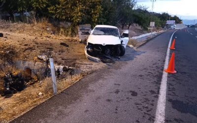 Darende’de Otomobil Yoldan Çıktı: 1 Yaralı