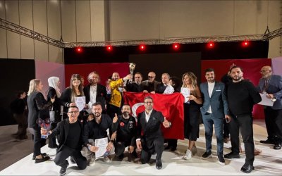 Kuaförler Milli Takımı İngiltere'de Dünya Kupasında 3'üncü Oldu