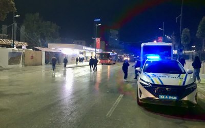 Valilik Yanında Doğalgaz Borusu Patladı, Yol Trafiğe Kapatıldı