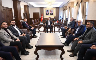 Vali Yavuz, MÜSİAD Malatya Heyetiyle Sağlık Sanayi ve Aile Yılı Projelerini Görüştü