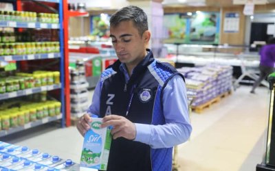 Battalgazi Zabıtasından Marketlerde Sıkı Denetim