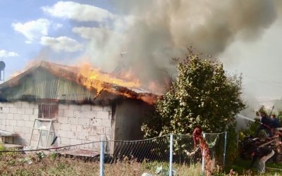 Doğanşehir Erkenek’te Korkutan Yangın