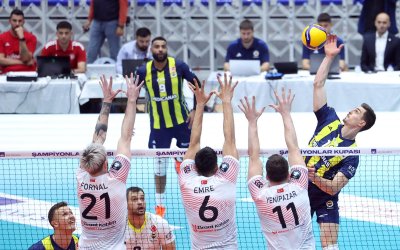 Ziraat Bankkart - Fenerbahçe Medicana: 3-1 | Şampiyonlar Kupası Şampiyonu Ziraat Bankkart