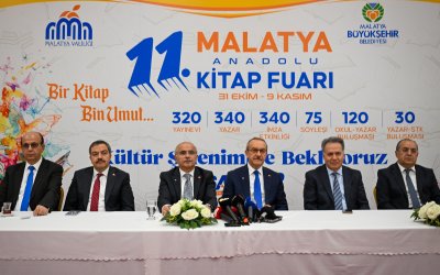 11. Malatya Anadolu Kitap Fuarı 31 Ekim’de Kapılarını Açıyor