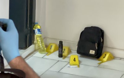 Cami Tuvaleti Önünde Unutulan Çanta ve Benzin Polisi Alarma Geçirdi