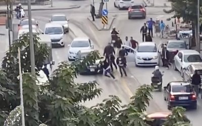 Trafikte Yaşanan Kavga Cep Telefonu Kamerasına yansıdı