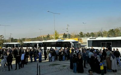 Malatya'dan ilk umre kafilesi dualarla kutsal topraklara uğurlandı