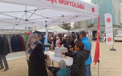 Malatya’da Filistin İçin Hayır Çarşısı Açıldı