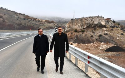 Kuluncak–Hekimhan Bağlantı Yolu Köprüsünde Çalışmalar Hızla Devam Ediyor