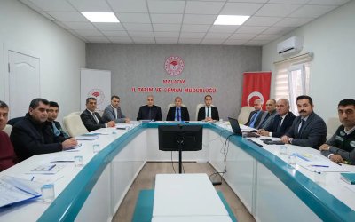 Malatya'da tarımsal kuraklık il kriz merkezi toplantısı gerçekleştirildi