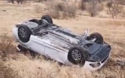 Hekimhan'da Otomobil Şarampole Yuvarlandı, 4 Yaralı