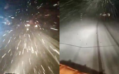 Malatya–Kayseri Karayolunda Yoğun Kar Yağışı Etkili Oluyor