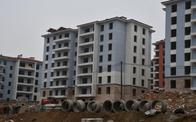Taştepe 3. Etap TOKİ Konutları Hızla Yükseliyor
