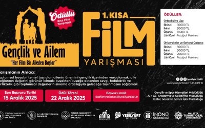1. Kısa Film Festivali’nde Son Başvuru 15 Aralık!