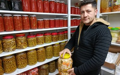 Evde üretiyor, konteynerde satıyor