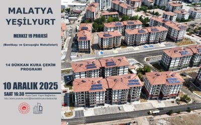 Malatya Yeşilyurt’ta 14 İş Yeri İçin Kura Çekimi Yapılacak