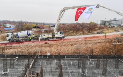 Amatör Spor Kulüpleri Tesisi'nin Temel Atma Töreni Gerçekleştirildi