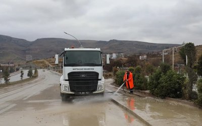 Battalgazi Belediyesi'nden kapsamlı temizlik çalışması
