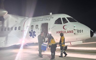 Hava Kuvvetleri Ambulans Uçağı Zamana Karşı Yarıştı