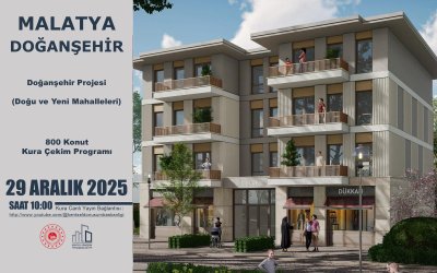 Doğanşehir Rezerv Alanında 800 Konut İçin Kura Heyecanı