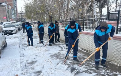 Battalgazi’de Karla Mücadele Aralıksız Sürüyor
