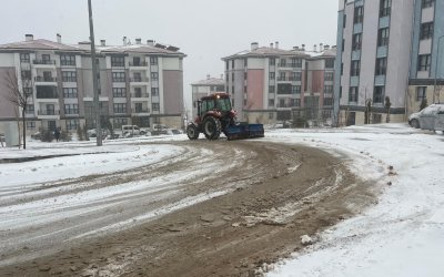Doğanşehir’de Kar Mesaisi